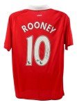Wayne Rooney Autographed Manchester United Jersey #10