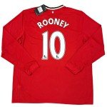 Manchester United 2011/12 Rooney 10 Long Sleeve Jersey
