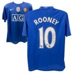 Wayne Rooney Autographed Manchester United Jersey #10