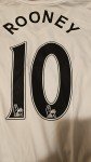 Manchester United Wayne Rooney Long Sleeve Away Jersey