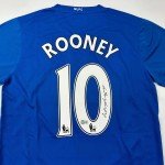 Wayne Rooney Signed Manchester United Blue Jersey