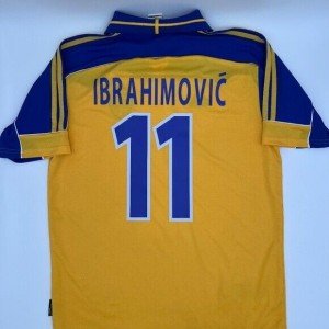 Ibrahimović #11 Sweden Vintage Adidas Soccer Jersey