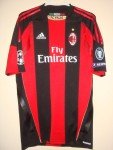 Zlatan Ibrahimović AC Milan Match Worn Shirt