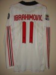 Zlatan Ibrahimović AC Milan Match Worn Shirt
