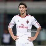 Zlatan Ibrahimović AC Milan Match Worn Shirt