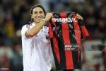 Zlatan Ibrahimović AC Milan Match Worn Shirt