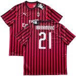 AC Milan Home Jersey #21 Ibrahimovic 2XL