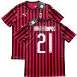 AC Milan Home Jersey #21 Ibrahimovic - Medium