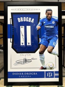 Framed Signed Didier Drogba Chelsea Jersey