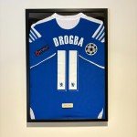 Framed Chelsea Didier Drogba Jersey Display