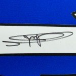 Framed Autographed Didier Drogba Chelsea Jersey
