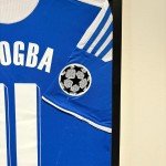 Framed Chelsea Didier Drogba Jersey Display
