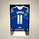 Framed Chelsea Didier Drogba Jersey Display