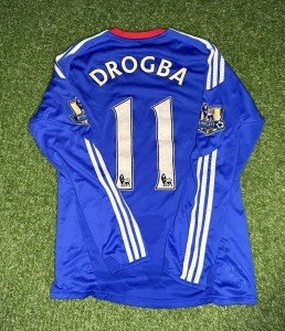 Drogba #11 Chelsea 10/11 Long Sleeve Jersey