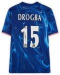 Didier Drogba Autographed Chelsea Blue Home Jersey