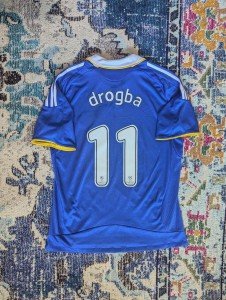 2008-09 Chelsea Home Drogba Vintage Soccer Jersey