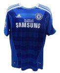 Signed 2012 UCL Chelsea Jersey by Torres & Drogba