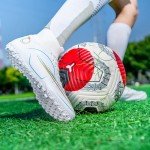 Men's Indoor Soccer Shoes - White Football Cleats