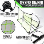 QUICKPLAY TEKKERS TRAINER Soccer Rebounder & Pass Nets