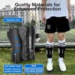 2 Pairs Adjustable Soccer Shin Guards for Kids