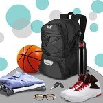 WOLT Large Sports Bag with Separate Ball Compartment