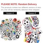 RhythmFit Soccer Water Bottles & Stickers Set