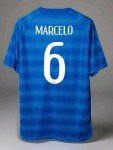 Brazil Marcelo 2014 World Cup Soccer Jersey XL