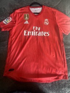 Real Madrid Marcelo #12 Authentic Soccer Jersey, XL