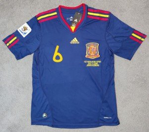 2009/2010 Spain Iniesta #6 Away Jersey