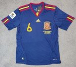 2009/2010 Spain Iniesta #6 Away Jersey