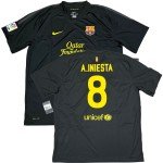2011/12 Barcelona Away Jersey #8 Iniesta 2XL