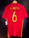 Spain Iniesta 2016-2017 Jersey - Size XL