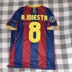 Iniesta Barcelona 2011 UCL Final Jersey - Large