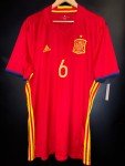 Spain Iniesta 2016-2017 Soccer Jersey - 2XL