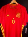 Spain Iniesta 2016-2017 Jersey - Size XL