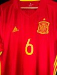 Spain Iniesta 2016-2017 Soccer Jersey - 2XL