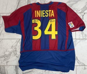 FC Barcelona Andres Iniesta Home Jersey XXL