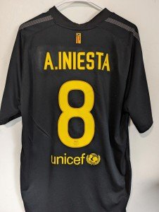 Andres Iniesta 2011-12 Barcelona Men’s Soccer Jersey