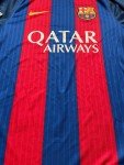 Barcelona Home Jersey #8 A. Iniesta - Small Long Sleeve