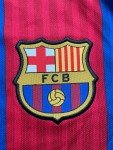 Barcelona Home Jersey #8 A. Iniesta - Small Long Sleeve