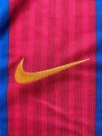 Barcelona Home Jersey #8 A. Iniesta - Small Long Sleeve