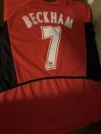 David Beckham Jersey Set: England, Man Utd, Real Madrid