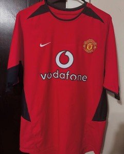 David Beckham Manchester United 2002 Jersey - Large