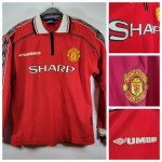 Umbro Manchester United Long Sleeve Beckham Jersey