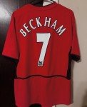 David Beckham Manchester United 2002 Jersey - Large