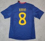 Spain 2009/10 Xavi #8 Retro Away Jersey