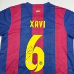 Xavi Autographed FC Barcelona Blue Soccer Jersey