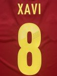 Spain Home Jersey #8 Xavi Hernandez, XL