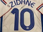 Zidane Signed 2006 France Away Jersey & Boots