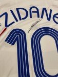 Zidane Signed 2006 France Away Jersey & Boots